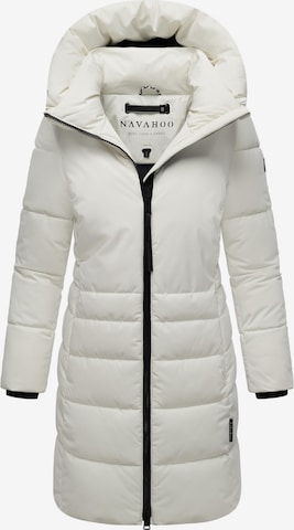 Cappotto invernale 'Mondnebel XIV' di NAVAHOO in bianco: frontale