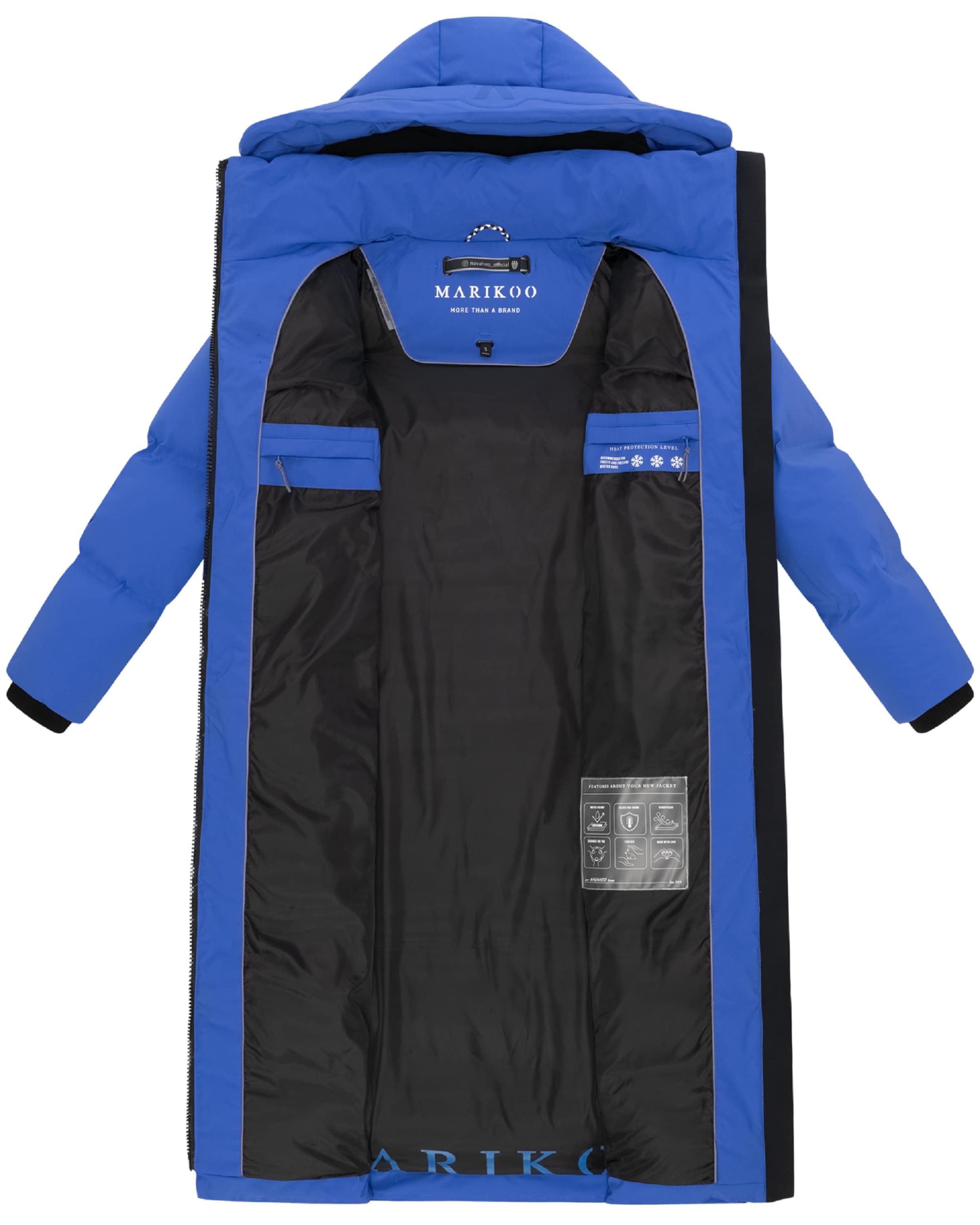 MARIKOO Λειτουργικό παλτό 'Tikoraa 16' σε μπλε