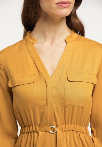 Usha Shirt Dress in Yellow