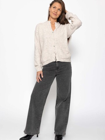 SASSYCLASSY Strickjacke‌ in Grau