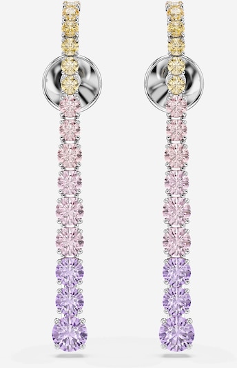 Swarovski Naušnice u žuta / lavanda / roza / srebro, Pregled proizvoda