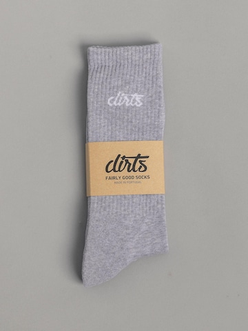 Dirts Socken 'Classic Logo Socks'‌‌‌‌ in Silber