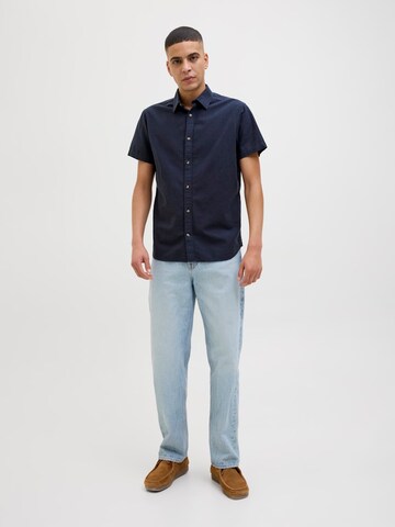 JACK & JONES Средняя посадка Рубашка 'JJESummer' в Синий
