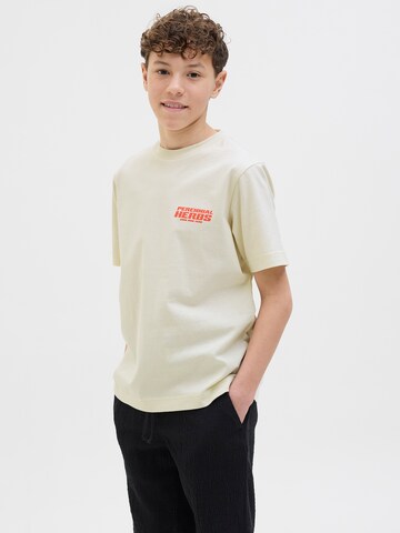 Maglietta 'JCOINTERLUDE' di Jack & Jones Junior in giallo