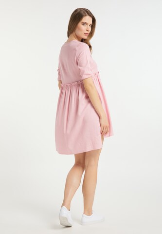 Robe-chemise Usha en rose