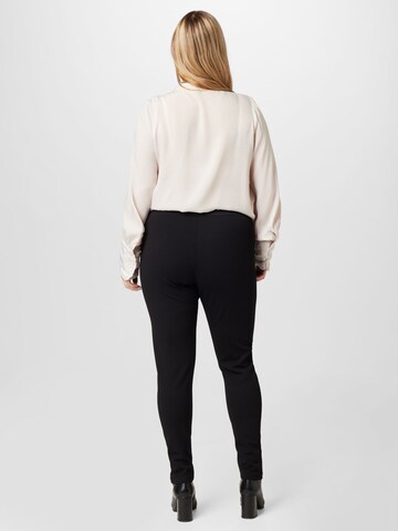 Persona by Marina Rinaldi Slimfit Hlače 'OVEST' | črna barva