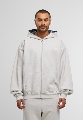 Colucci Sweatvest in Grijs: voorkant