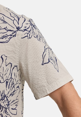 INDICODE JEANS Regular fit Business shirt in Beige