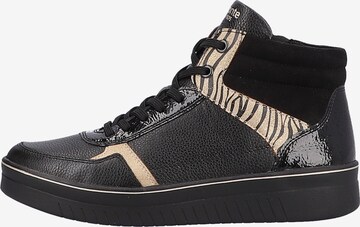 REMONTE High-Top Sneakers in Black: front