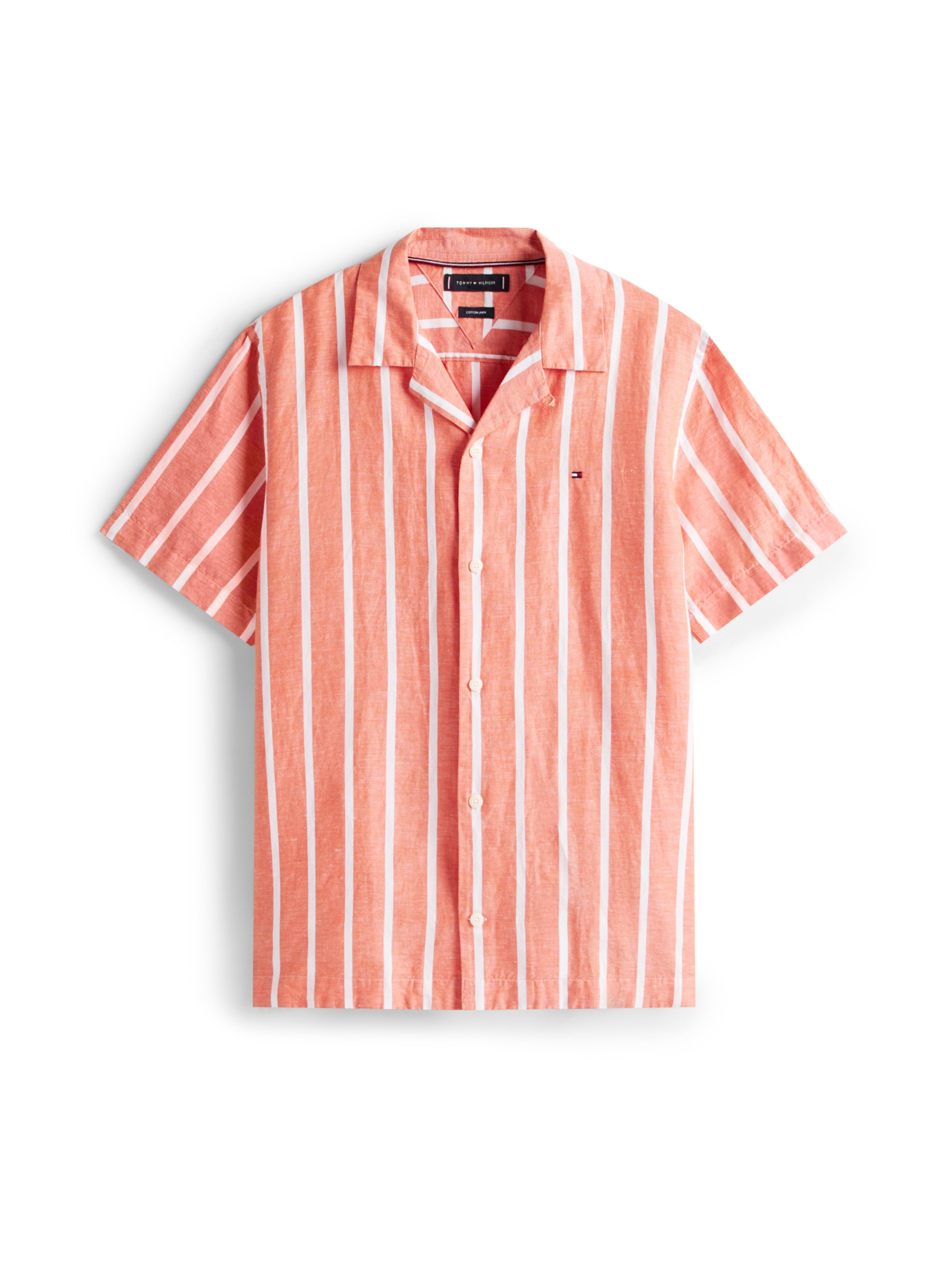 Regular fit Camicia di TOMMY HILFIGER in arancione: frontale