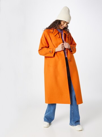 AMERICAN VINTAGE Between-seasons coat 'DADOULOVE' in Orange