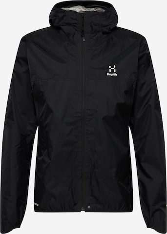 Haglöfs Outdoor jacket in Black: front