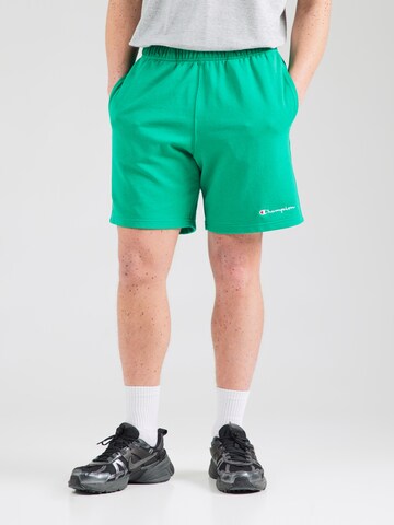 regular Pantaloni di Champion Authentic Athletic Apparel in verde: frontale