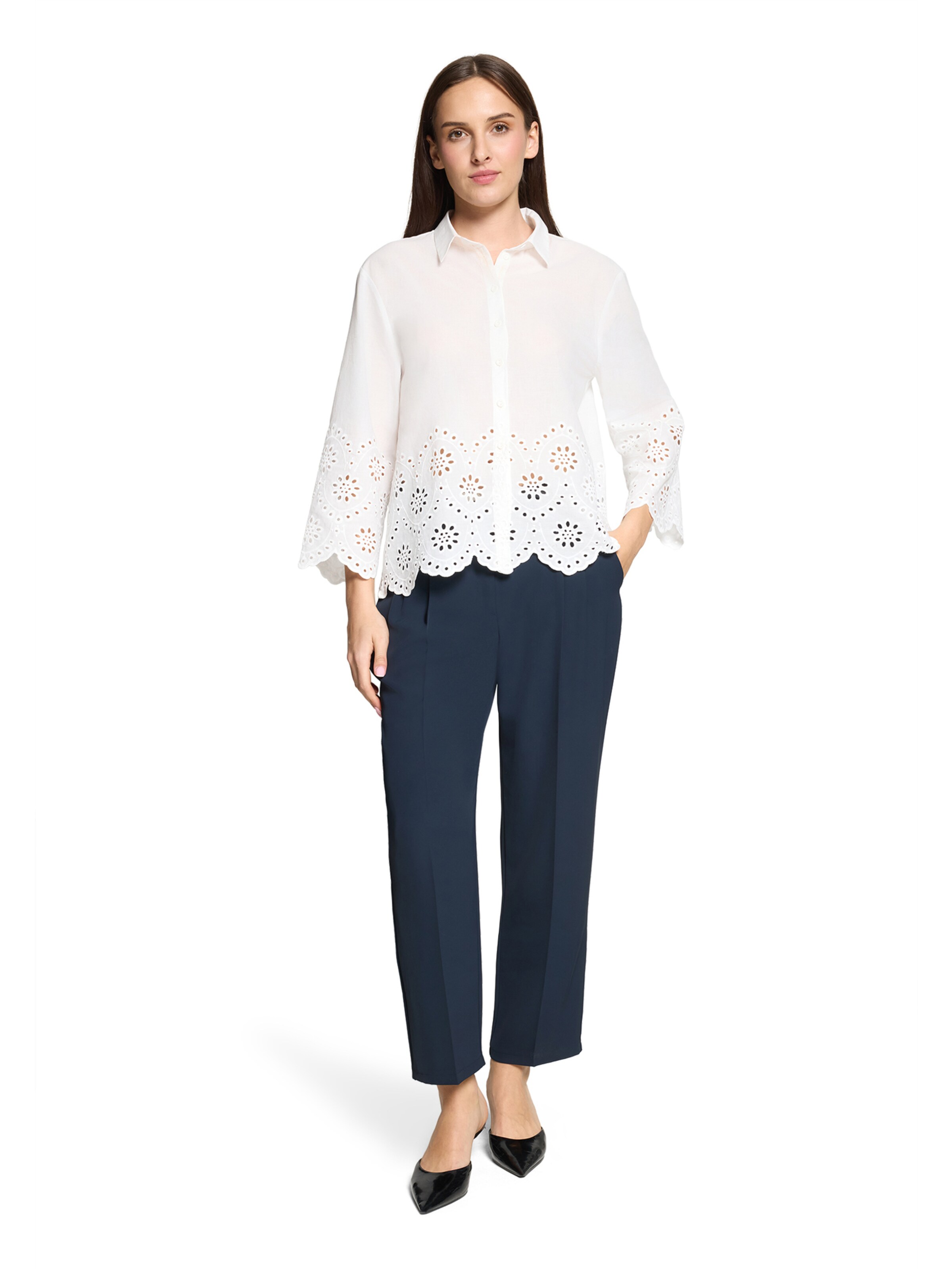 Betty Barclay Regular Stoffhose unifarben in Blau