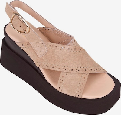 Desa Sandale 'Keilsandalen' in 36 in beige, Produktansicht
