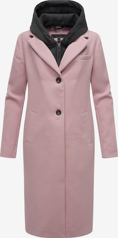 Cappotto di mezza stagione 'Kekstraum 14' di NAVAHOO in rosa: frontale