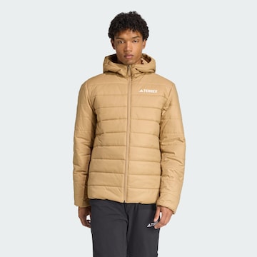 Veste outdoor 'Essentials' ADIDAS TERREX en marron : devant