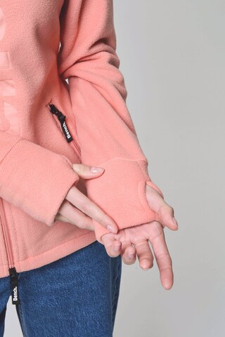 BENCH Fleece Jacket in Orange
