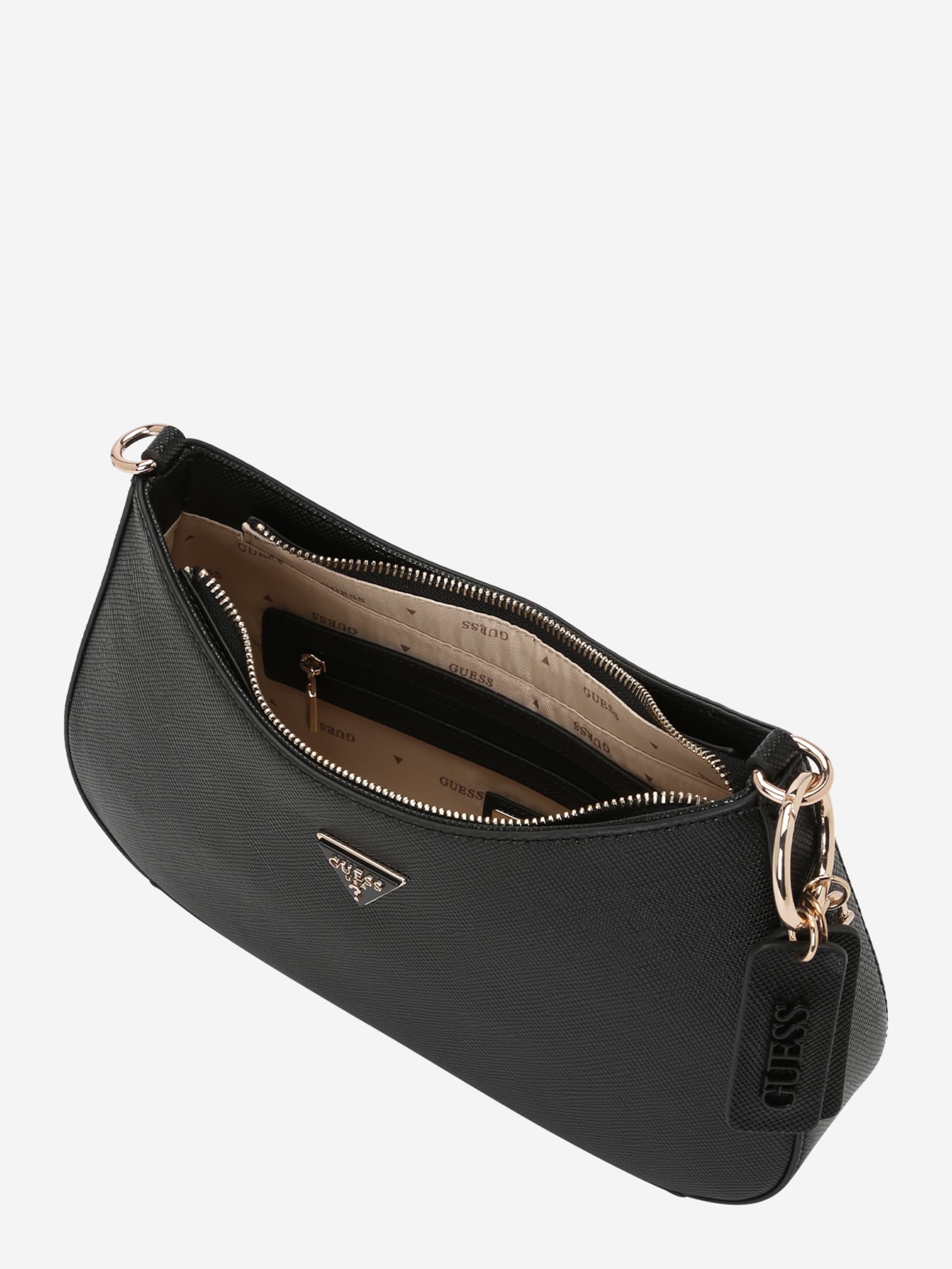 GUESS Handbag 'NOELLE II TOP ZIP SHOULDER BAG' in Black | ABOUT YOU