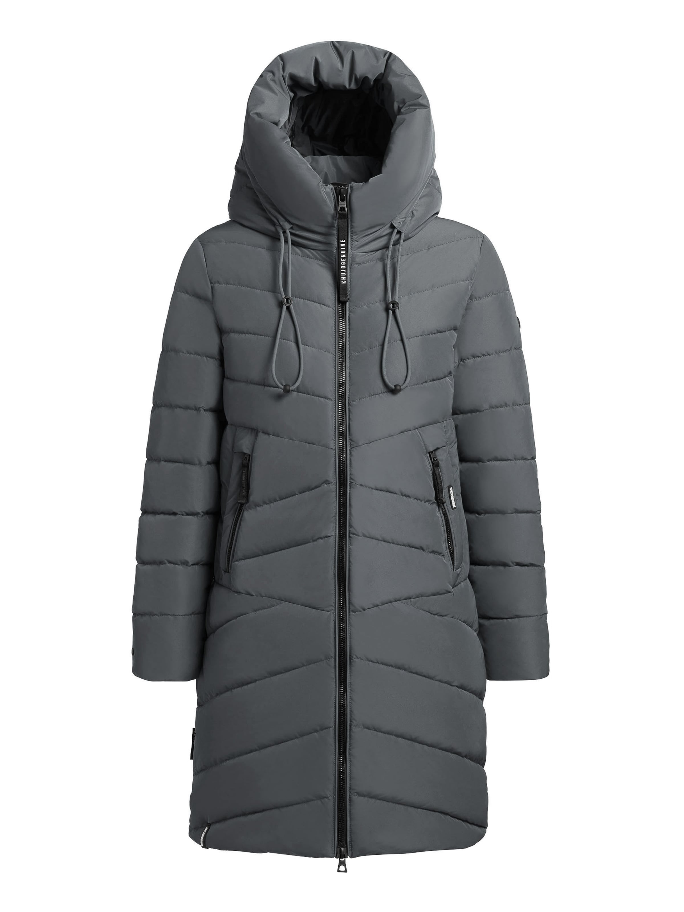 khujo Зимнее пальто 'Vare' в Серый: спереди