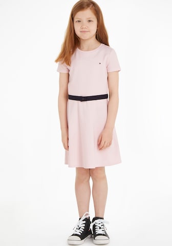 TOMMY HILFIGER Jurk 'Essential' in Roze: voorkant