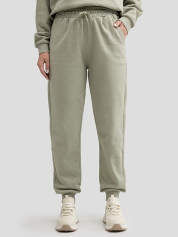 Effilé Pantalon 'Foxie' BIG STAR en vert : devant