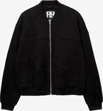 Pull&Bear Overgangsjakke i sort: forside