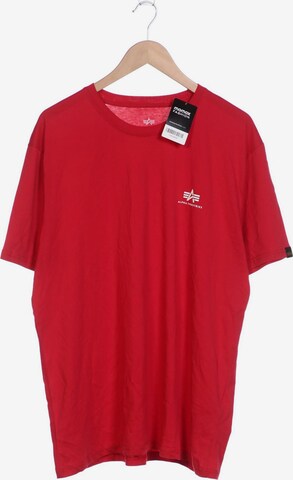 ALPHA INDUSTRIES Shirt in XXL in Red: front