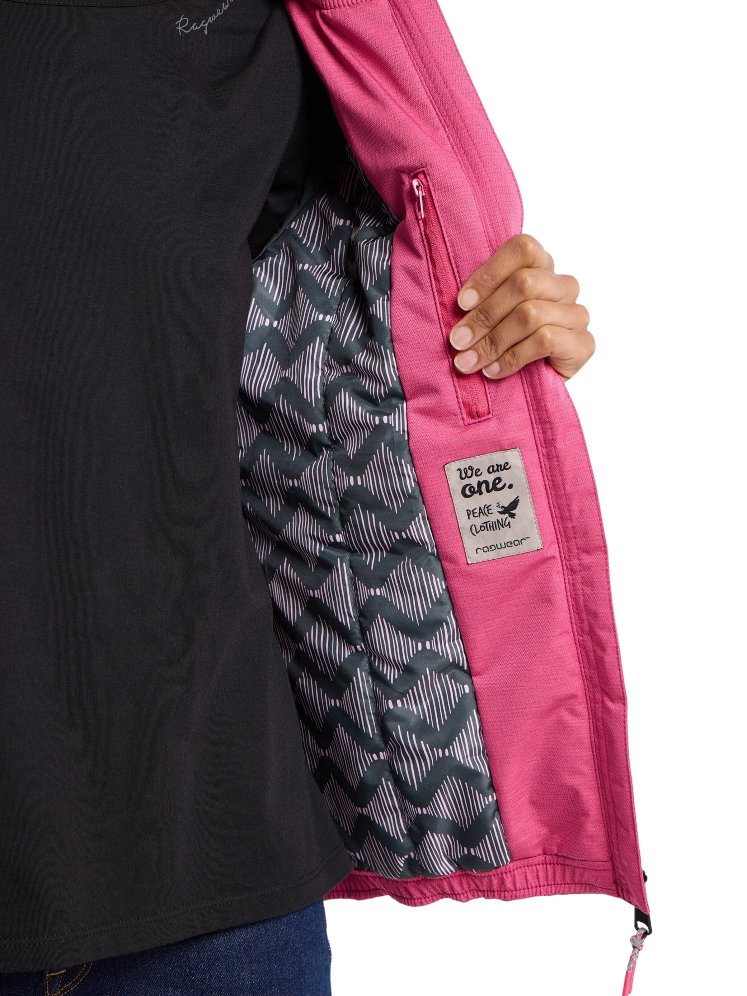 Ragwear Jacke 'Dizzie Warm' in Pink