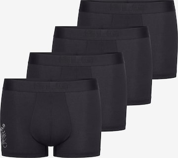 SLOGGI Boxer shorts 'SLG Base Soft' in Black: front