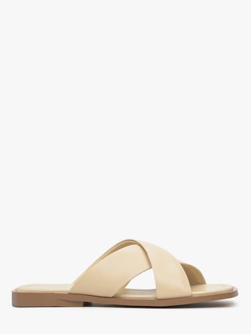 Estro Sandaal '2259-7' in Beige: voorkant