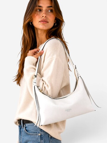 Borsa a spalla 'Laila Mini A/S' di Cheval Firenze in bianco: frontale