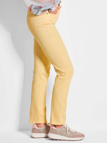 Goldner Slim fit Jeans 'Louisa' in Yellow