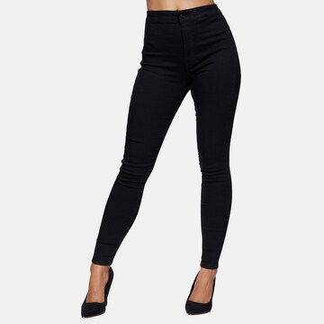 Elara Skinny Jeans in Zwart: voorkant