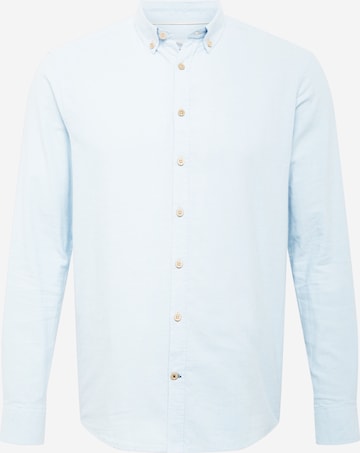 Kronstadt Regular fit Button Up Shirt 'Johan Diego' in Blue: front