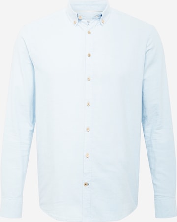 Kronstadt Button Up Shirt 'Johan Diego' in Blue: front