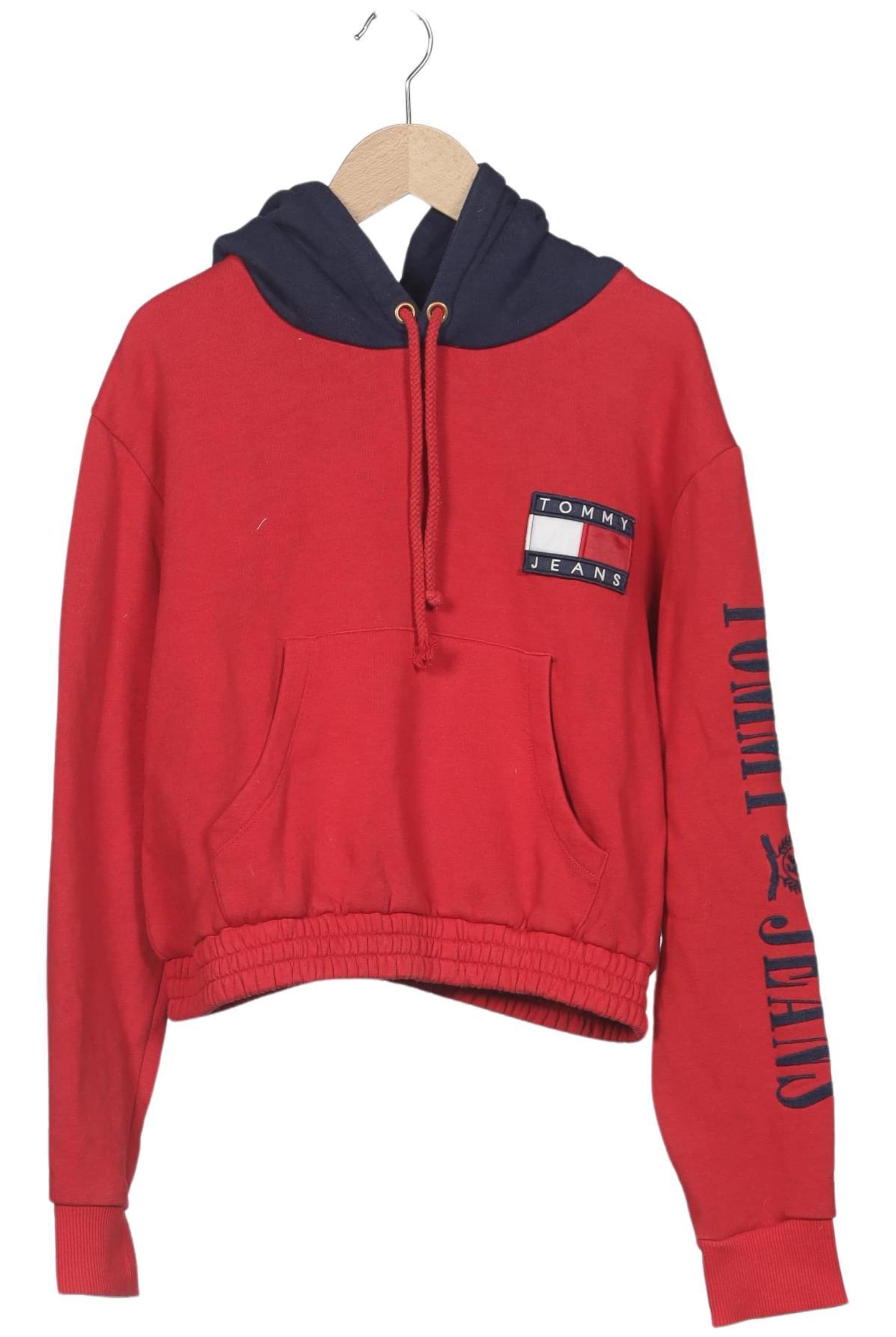 Tommy Jeans Sweatshirt & Zip-Up Hoodie in M in Red: front