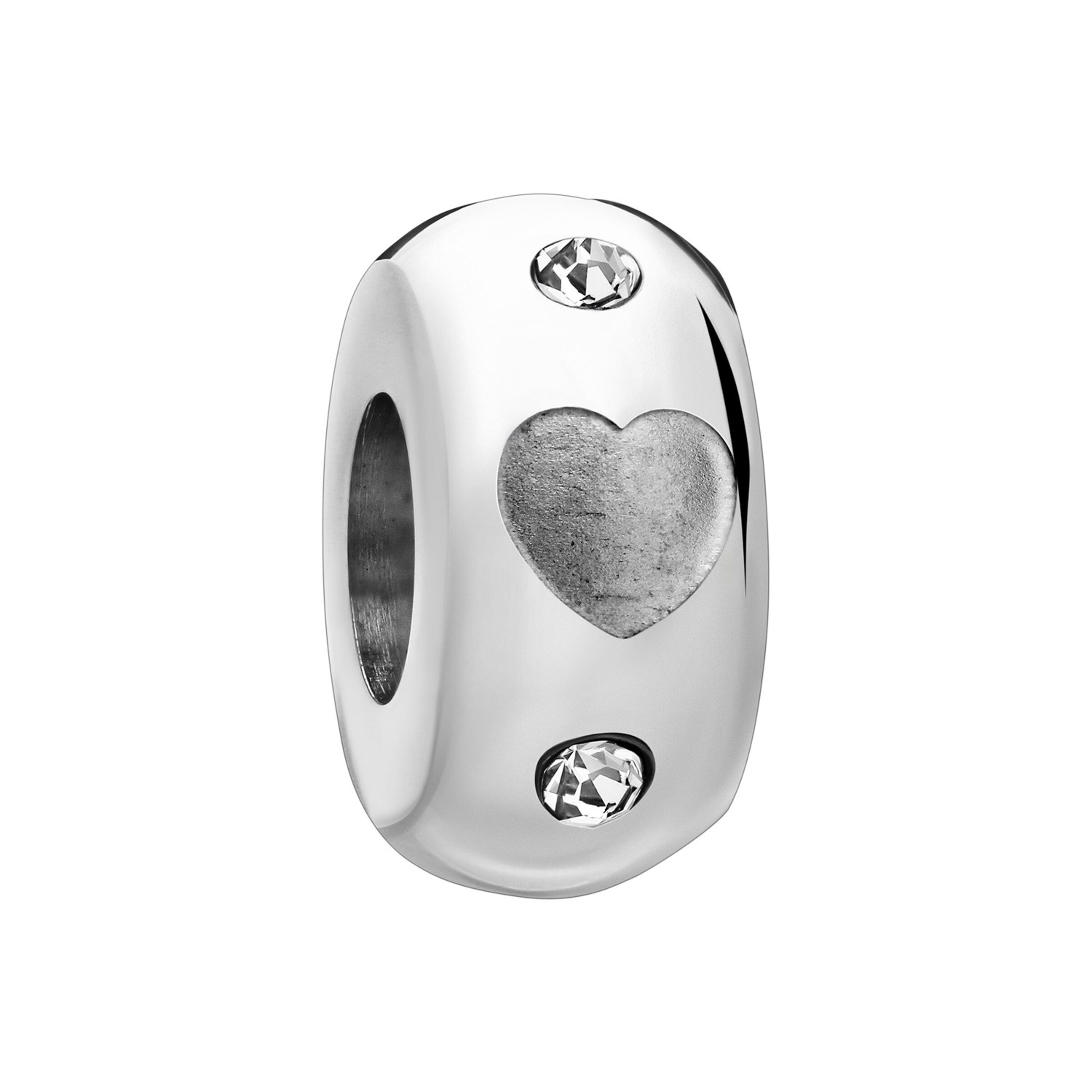 Lucardi Pendant 'Basic' in Silver: front