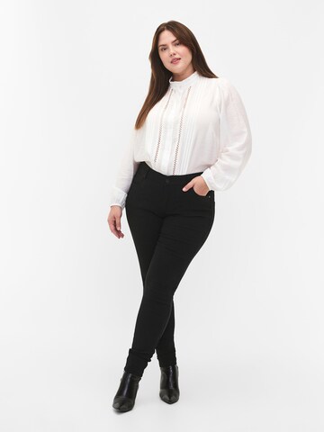 Zizzi Blouse 'CAKAM' in White