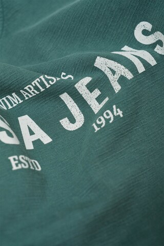 Salsa Jeans T-shirts in Grün