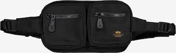 ALPHA INDUSTRIES Belt bag in Black: front