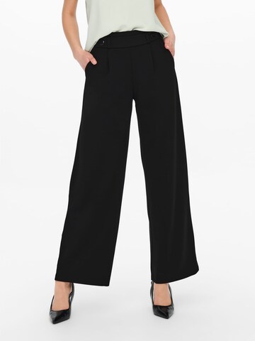 JDY Baggy Broek 'Geggo' in Zwart: voorkant