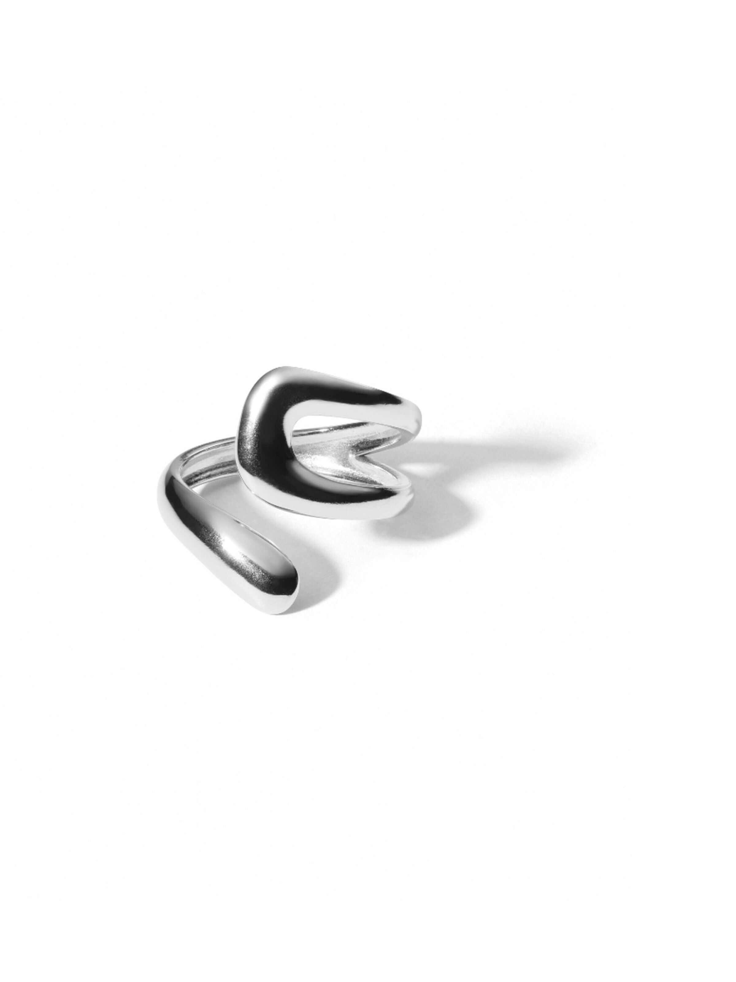 hiBALI Ring in Silver: front