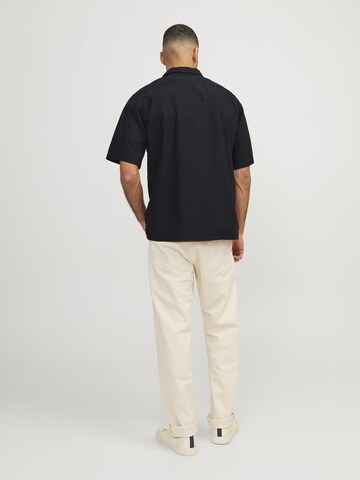 R.D.D. ROYAL DENIM DIVISION Regular fit Button Up Shirt in Black