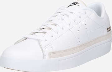 Nike Sportswear Ниски маратонки 'BLAZER LOW X' в бяло: отпред