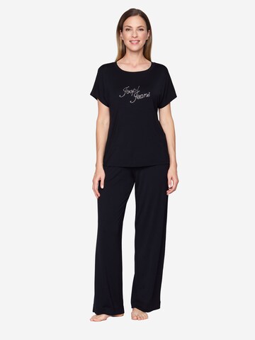 JOOP! Jeans Slaapshirt ' Glamour ' in Zwart