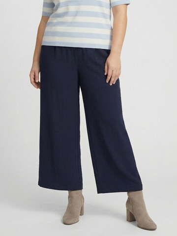 Wide Leg Pantalon 'Marou' Guido Maria Kretschmer Curvy en bleu : devant