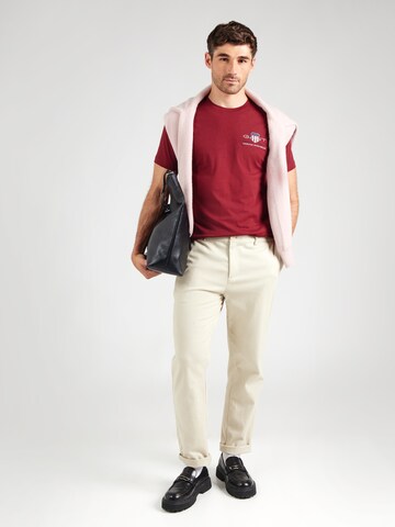 T-Shirt GANT en rouge