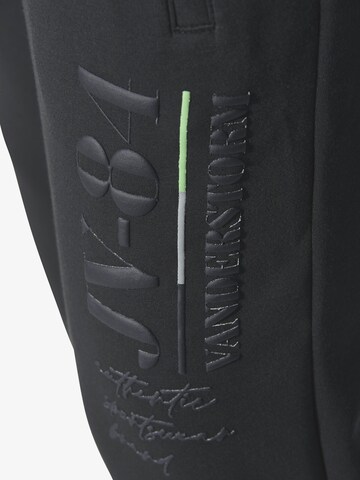Jan Vanderstorm Loosefit Sportbroek 'Alfvald' in Zwart
