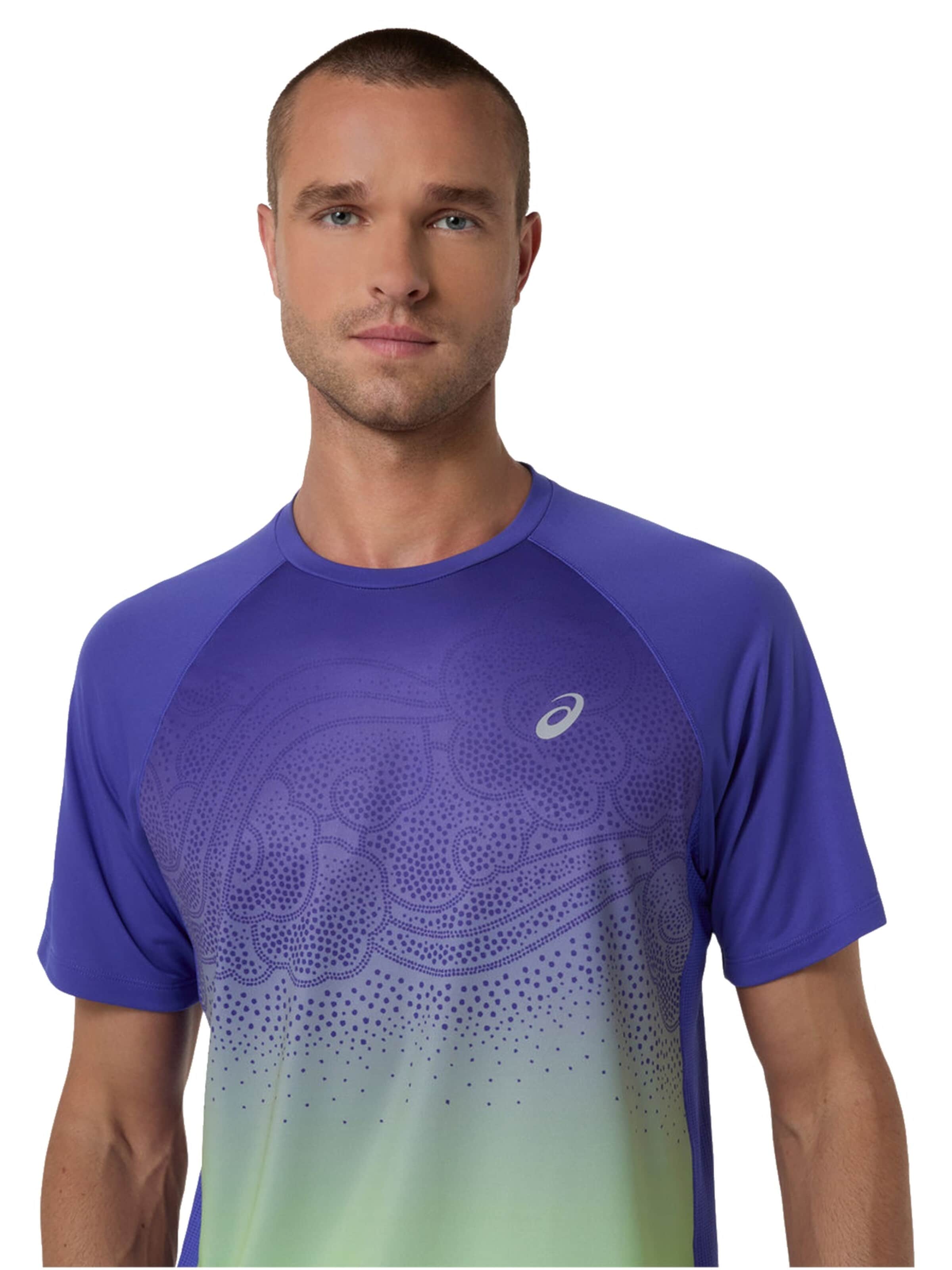 ASICS Shirt 'ASICS Road Fade SS Top' in Blue